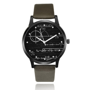 Unique Wrist Watch Fashion Leather Men