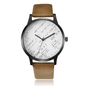 Unique Wrist Watch Fashion Leather Men